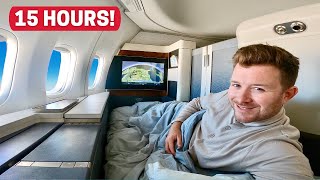 First Class On World's Longest 747 Flight