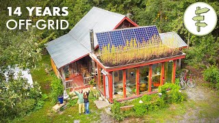 14 Years Living Off-Grid in a Self-Built Cabin &amp; Farming Tons of Food on the Land