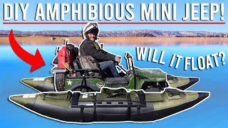 Will the mini jeep make it to Moab? Ep6: Amphibious, off-road, THE END.