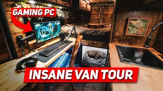 The Ultimate VANLIFE GAMING Van Tour | Ram Promaster